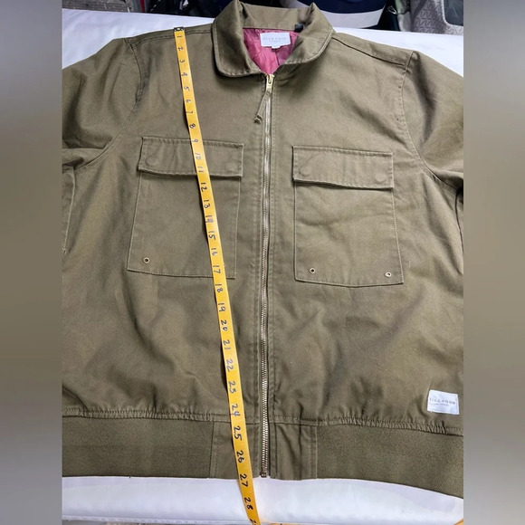 FIVE-FOUR Men’s Olive green full zip jacket size L - Picture 16 of 16
